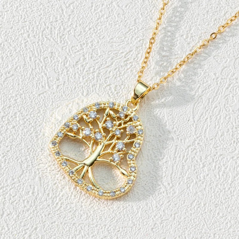 Collar Raíces del Corazón (Chapado en ORO 18K)